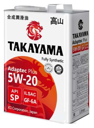 TAKAYAMA SAE  5W-20 ILSAC GF-6, API SP 1л